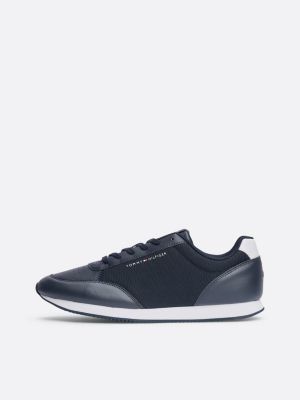 sneakers running con bandierina blu da uomini tommy hilfiger