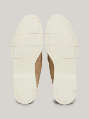 Wildleder-Loafer mit Kontrast-Sohle | BEIGE | Tommy Hilfiger