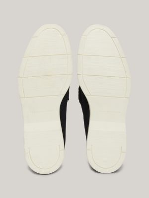 Wildleder-Loafer mit Kontrast-Sohle | Blau | Tommy Hilfiger