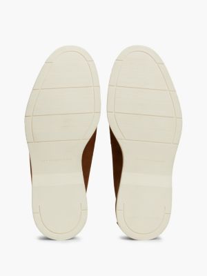Wildleder-Loafer mit Kontrast-Sohle | Braun | Tommy Hilfiger