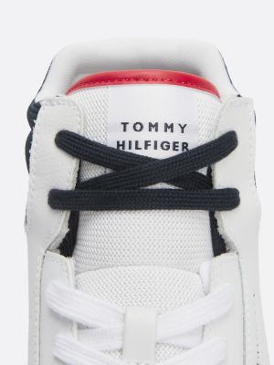 sneakers stile basket medie color pop bianco da uomini tommy hilfiger