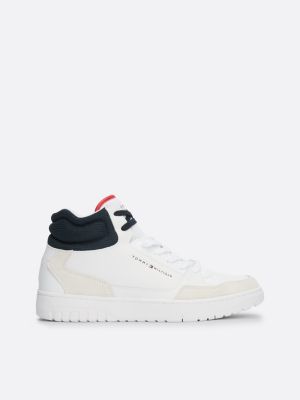 chaussures de basket mi-montantes colour-pop white pour hommes tommy hilfiger