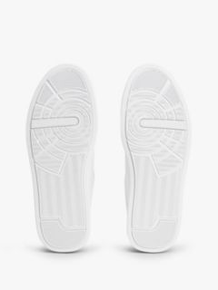 Contrast Heel Court Trainers With Leather — Multi 5