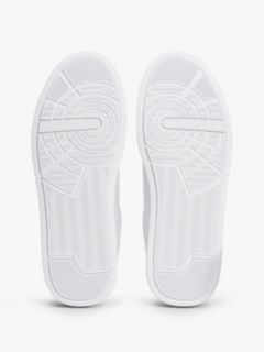 Contrast Heel Court Trainers With Leather — Multi 5