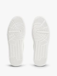 Contrast Heel Court Trainers With Leather — Multi 5