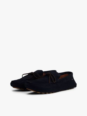 black suede cleat driver shoes for men tommy hilfiger