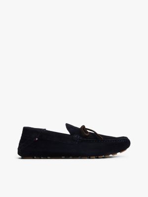 black suede cleat driver shoes for men tommy hilfiger