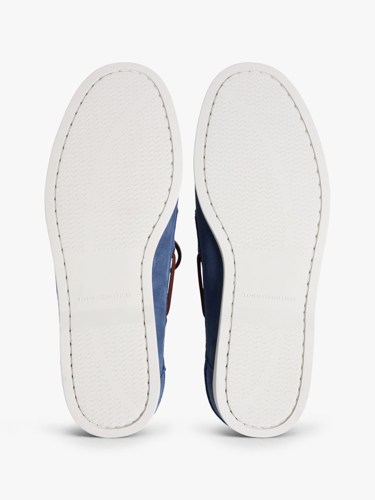 Suede Boat Shoes — Blue