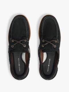 Suede Boat Shoes — Blue 3