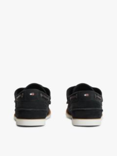 Suede Boat Shoes — Blue 4