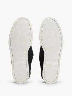 Suede Boat Shoes — Blue 5