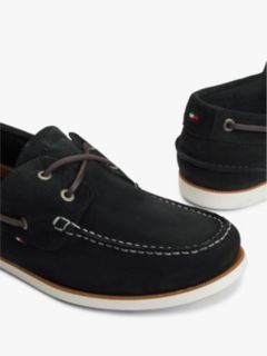 Suede Boat Shoes — Blue 6