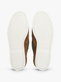Suede Boat Shoes — Green 5