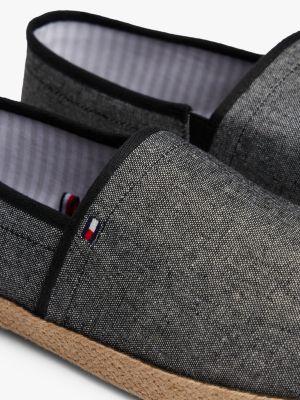 multi linen chambray espadrilles for men tommy hilfiger