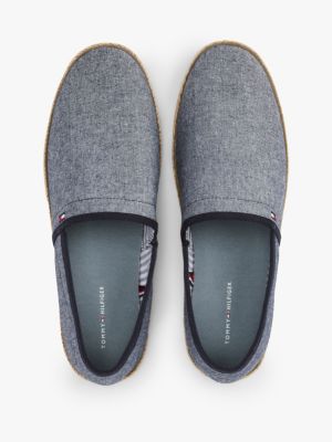 espadrilles en chambray de lin plusieurs couleurs pour hommes tommy hilfiger