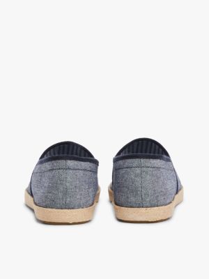 espadrilles en chambray de lin plusieurs couleurs pour hommes tommy hilfiger