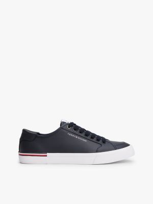 sneakers con logo impresso multi da uomini tommy hilfiger