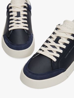 kolorowy buty sportowe z wytłoczonym logo dla mężczyźni - tommy hilfiger