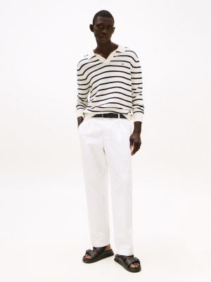 sandales en cuir brides à boucle noir pour hommes tommy hilfiger