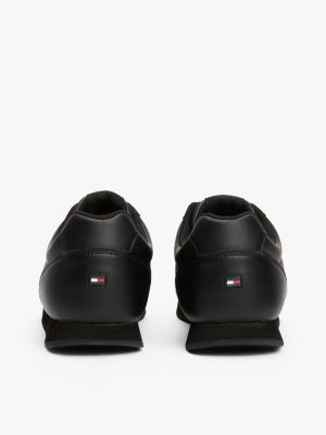 black logo fine cleat trainers for men tommy hilfiger