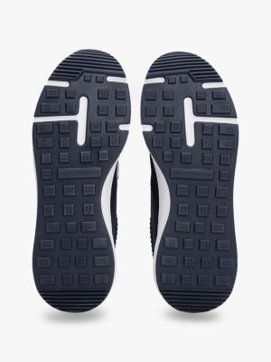 schwarz leichtgewichtiger sneaker aus strick für herren - tommy hilfiger
