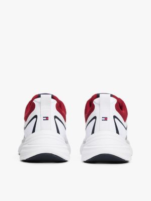 white modern runner logo trainers for men tommy hilfiger