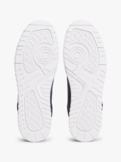 Logo Basketball Trainers With Leather — Blue 5