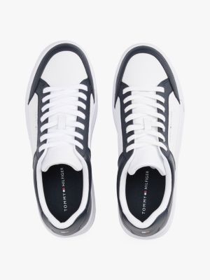 meerdere kleuren th court sneaker voor heren - tommy hilfiger