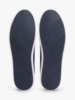 Logo Lace-Up Trainers With Leather — Blue 5