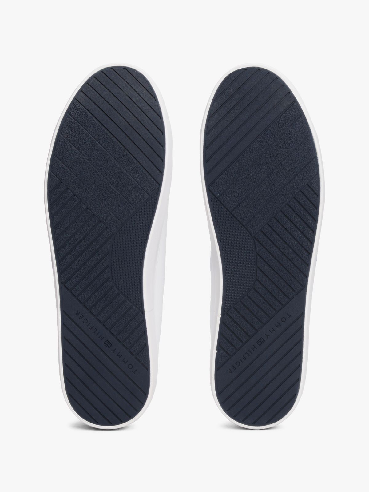 Logo Lace-Up Trainers With Leather — White