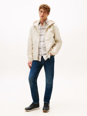 schwarz rutschhemmender sneaker mit leder für herren - tommy hilfiger