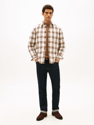 brown suede lace-up boots for men tommy hilfiger