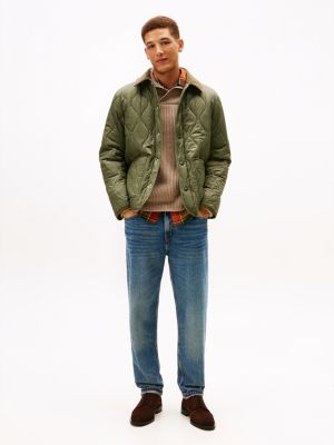 bruin suède veterschoen voor heren - tommy hilfiger