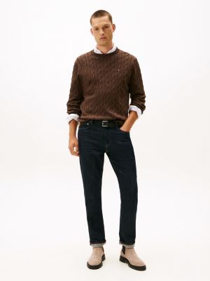 bottes chelsea légères en daim beige pour hommes tommy hilfiger