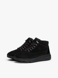 Leather Hybrid Warm Lined Boots — Black 2