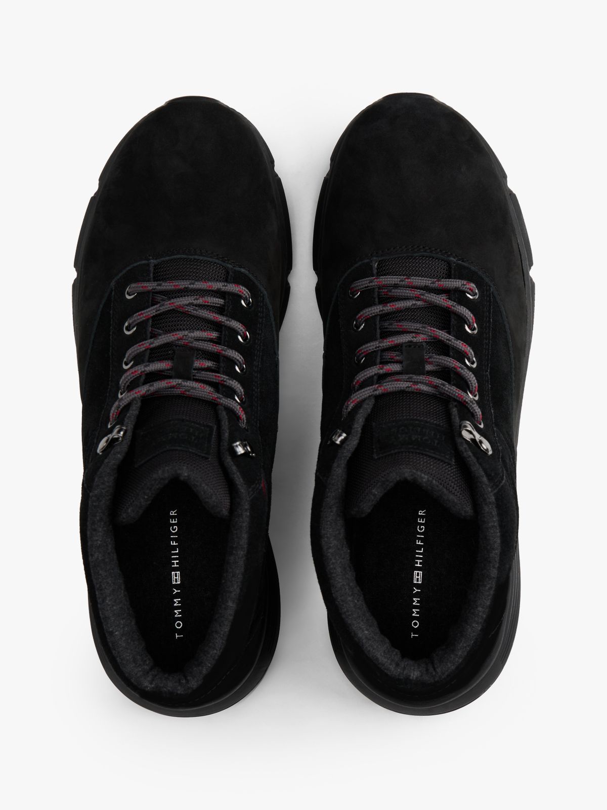Leather Hybrid Warm Lined Boots — Black