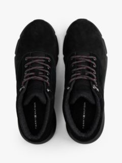 Leather Hybrid Warm Lined Boots — Black 3