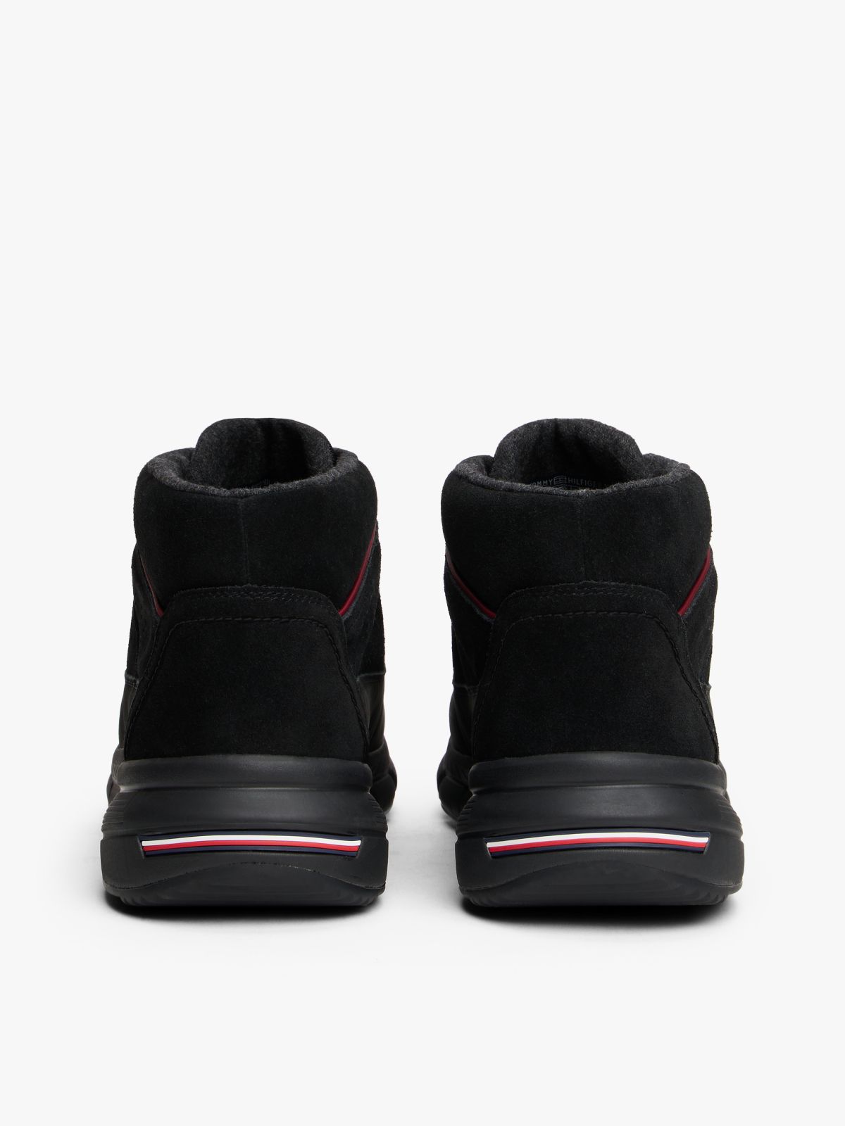 Leather Hybrid Warm Lined Boots — Black