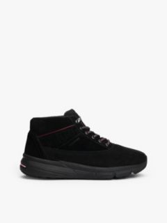 Leather Hybrid Warm Lined Boots — Black 1