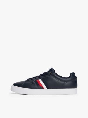 sneakers sportive con nastro iconico blu da uomini tommy hilfiger