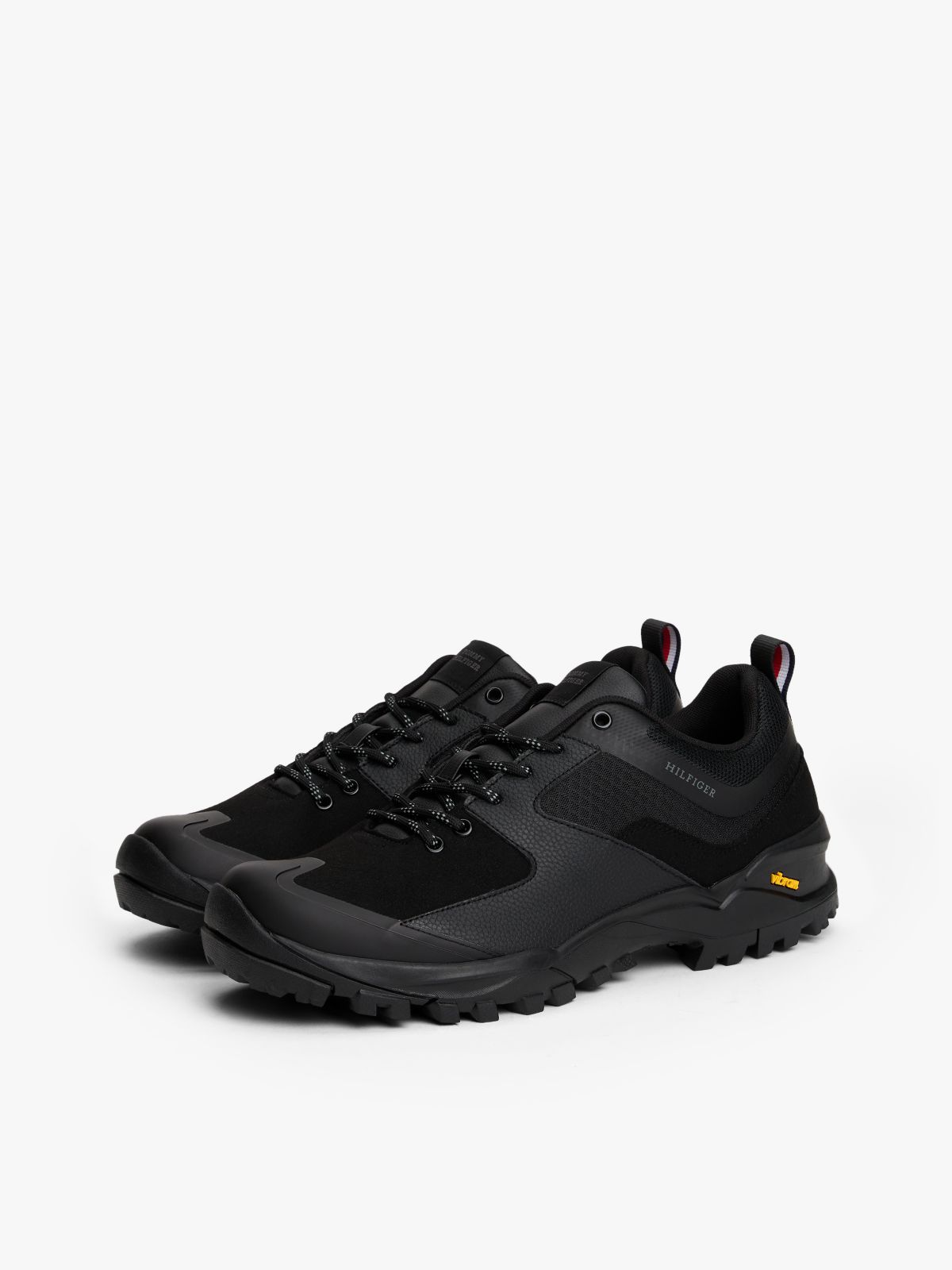 Chunky Vibram Cleat Trainers — Black