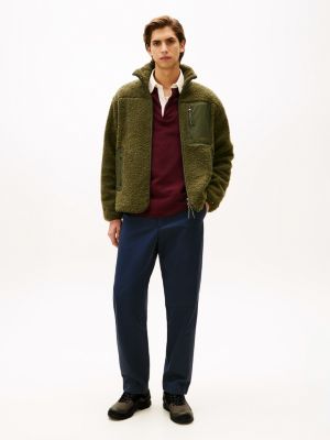 schwarz chunky sneaker mit vibram-profilsohle für herren - tommy hilfiger