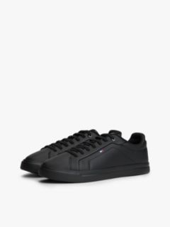 Hilfiger Icon Leather Court Trainers — Black 2