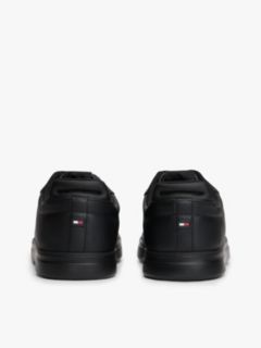 Hilfiger Icon Leather Court Trainers — Black 4