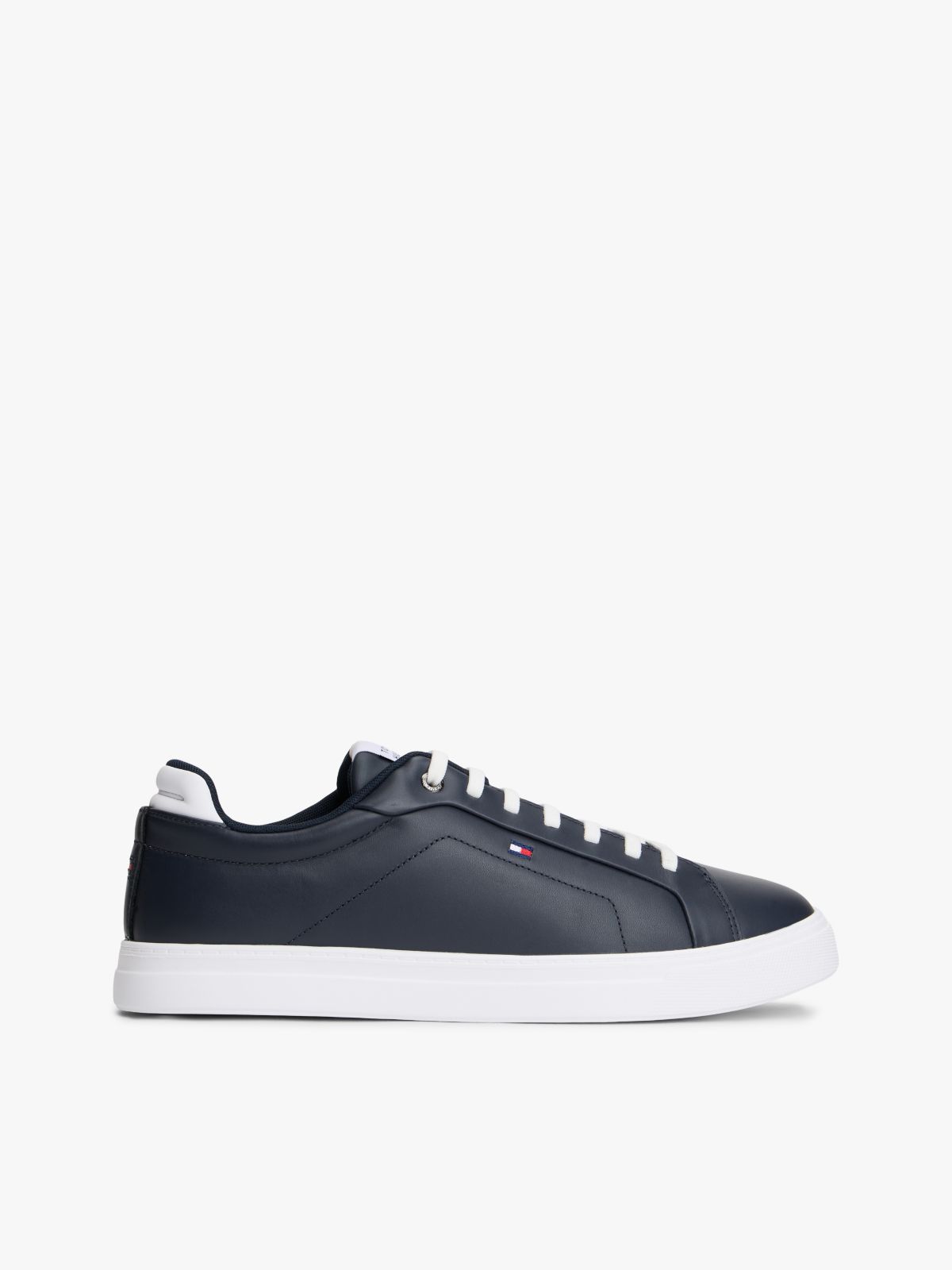 Hilfiger Icon Leather Court Trainers — Blue