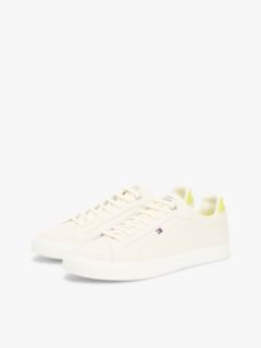 Hilfiger Icon Leather Court Trainers — Green 2
