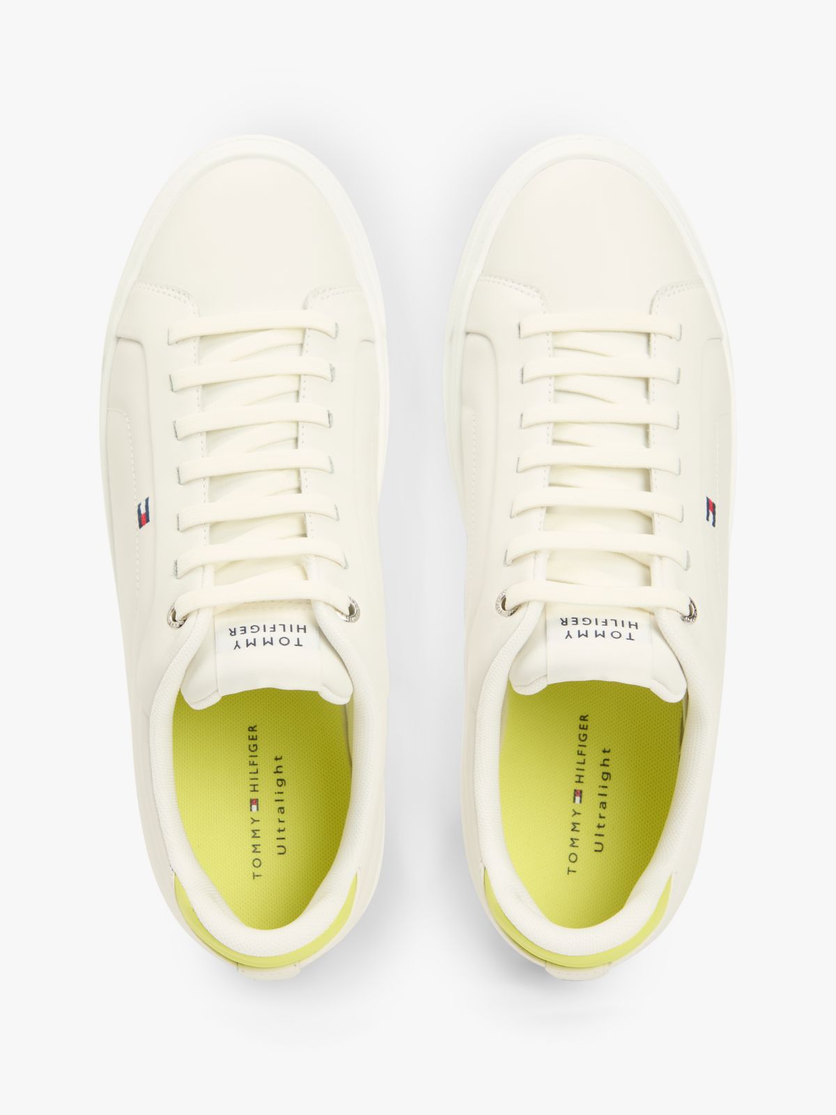 Hilfiger Icon Leather Court Trainers — Green
