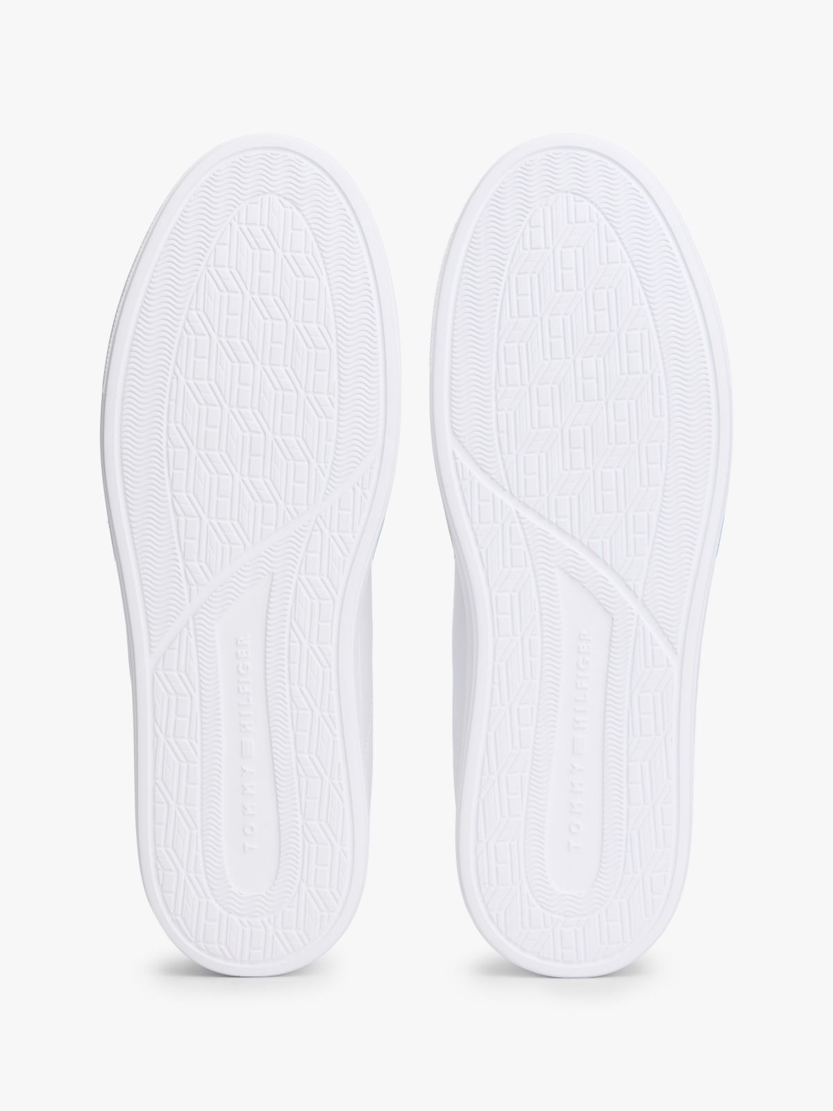 Hilfiger Icon Leather Court Trainers — White