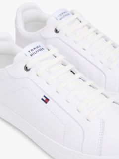 Hilfiger Icon Leather Court Trainers — White 6