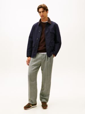 green suede mixed texture trainers for men tommy hilfiger